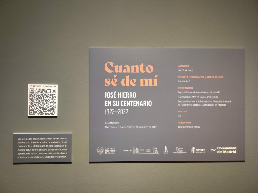Exposición José Hierro