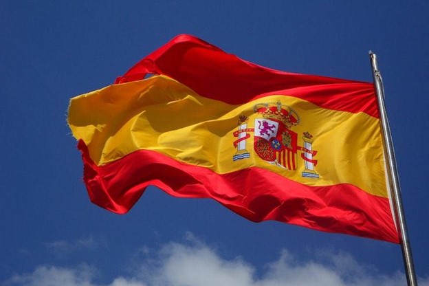 A Spanish flag